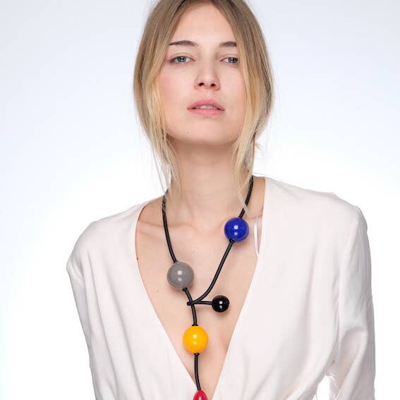 Samuel Coraux – Großhandel Perlenkette – Jezebel Halskette von Samuel Coraux aus mundgeblasenem Murano-Glas