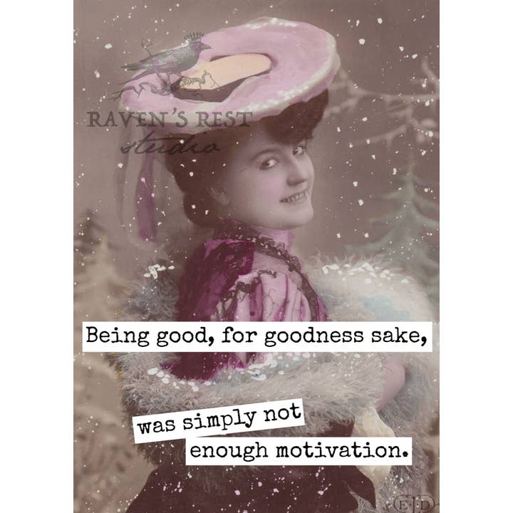 Être bon, pour l'amour de Dieu, ne suffisait tout simplement pas... pour la vente par Raven's Rest Studio