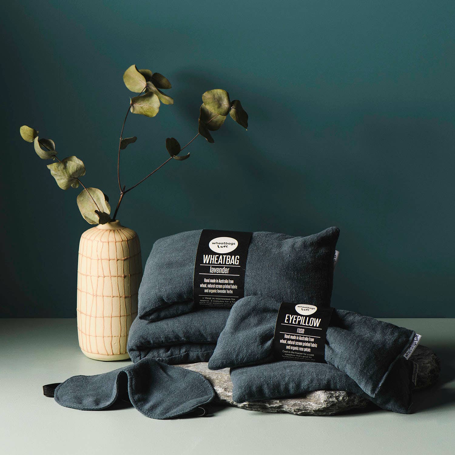 Wheatbags Love - Wholesale Hot/Cold Compress - Wheatbag - Slate (lavender scented)2