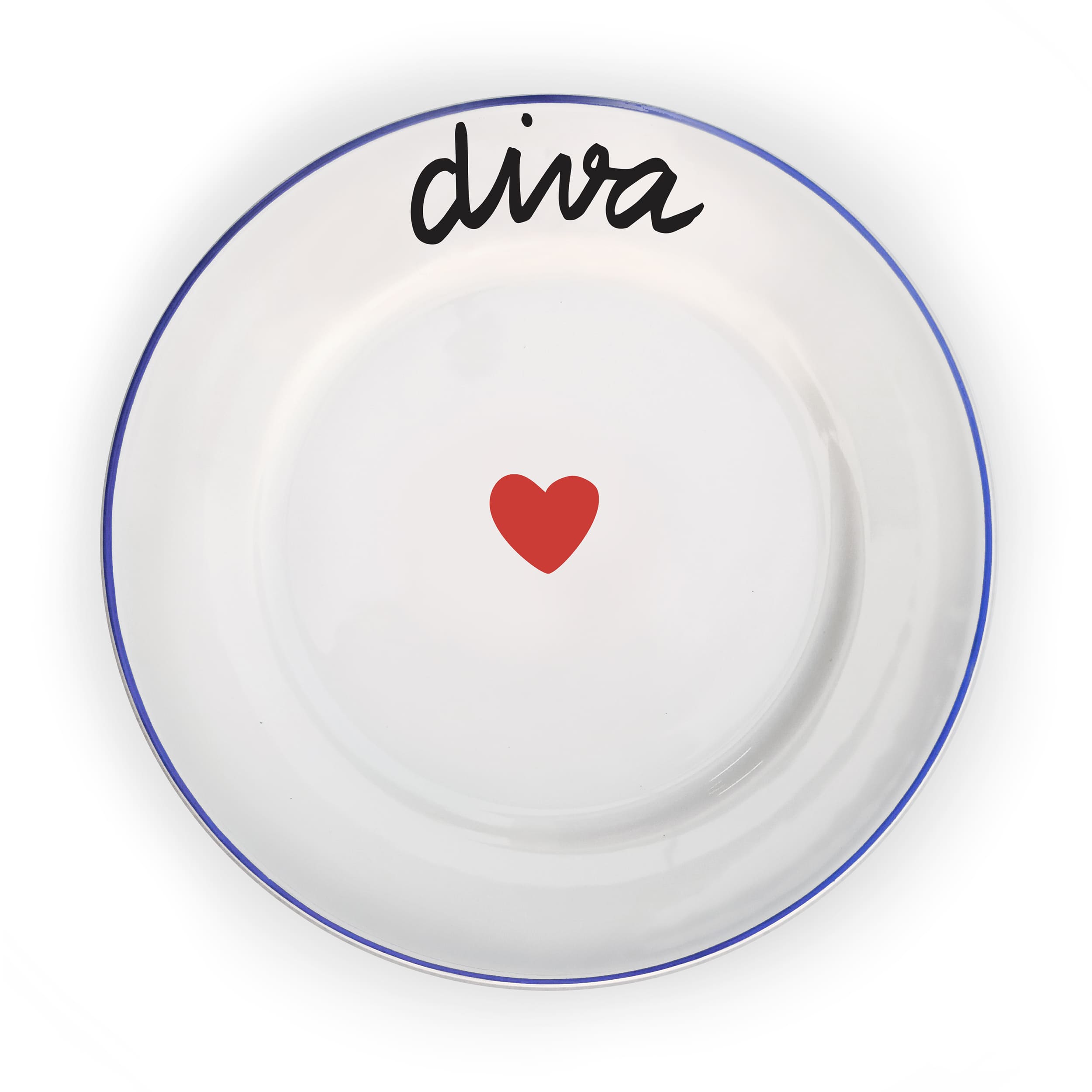 Pied De Poule - Wholesale Decorative Plate/Dish/Bowl - Plate THE FAMILY HAS A BLAST - DIVA4