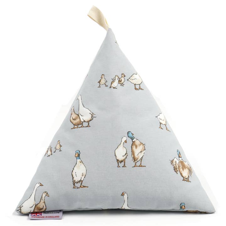 PADi Pillow - Ducks, Blue for wholesale by The Wheat Bag Company