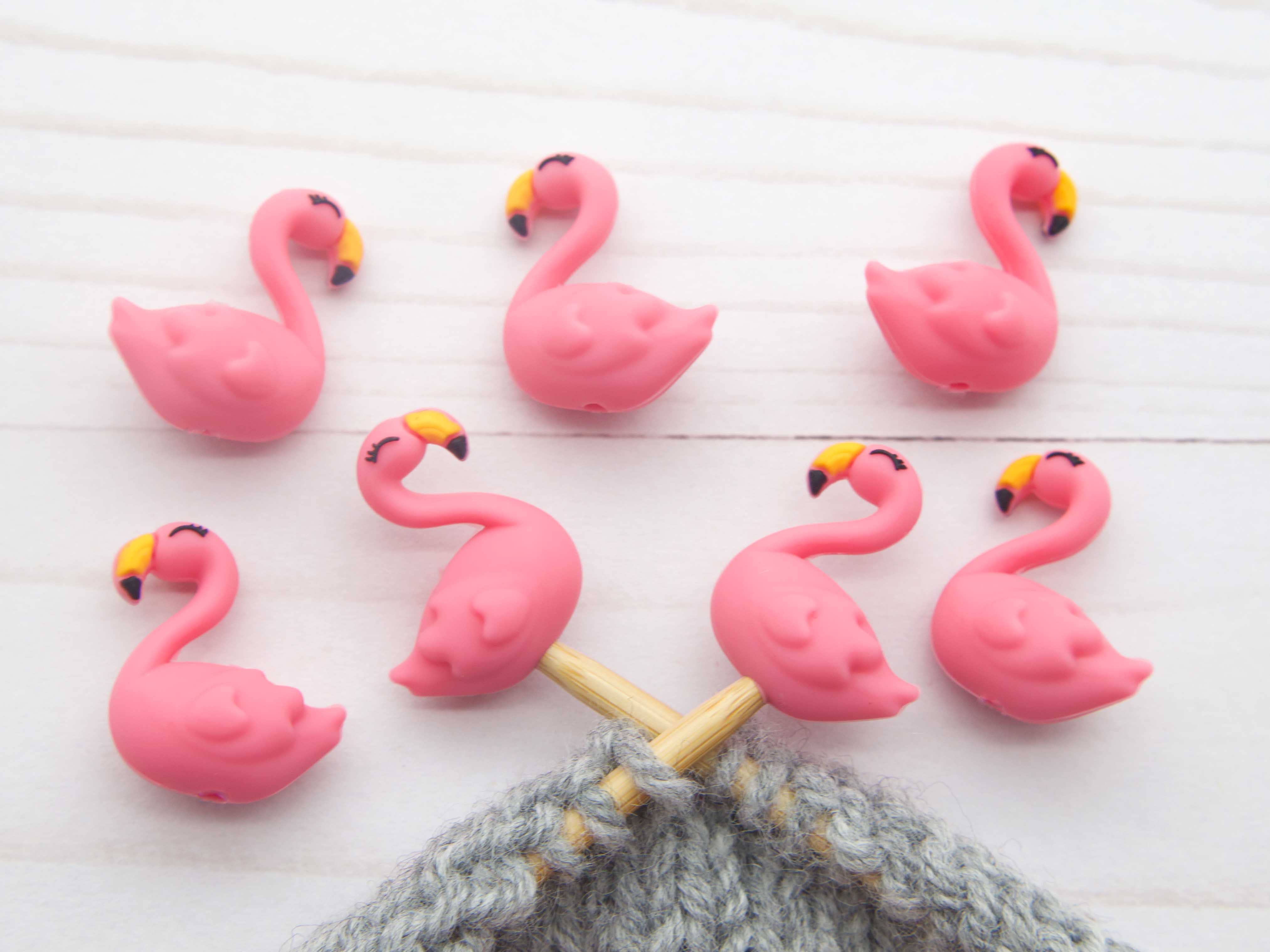 Fox & Pine Stitches - Wholesale Knitting/Crochet Supplies - Little Flamingo | Stitch Stoppers 1