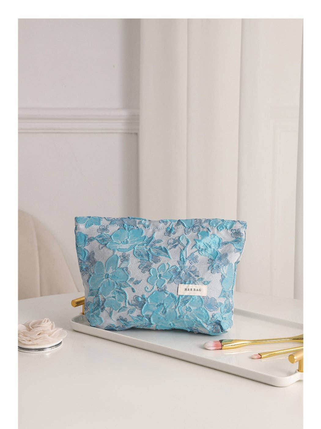 Funkyrel® Atzbranding Limited - Venta al por mayor Monedero - Mujer - Cosbai - Monedero y Neceser con Estampados Florales - 2 Tamaños6