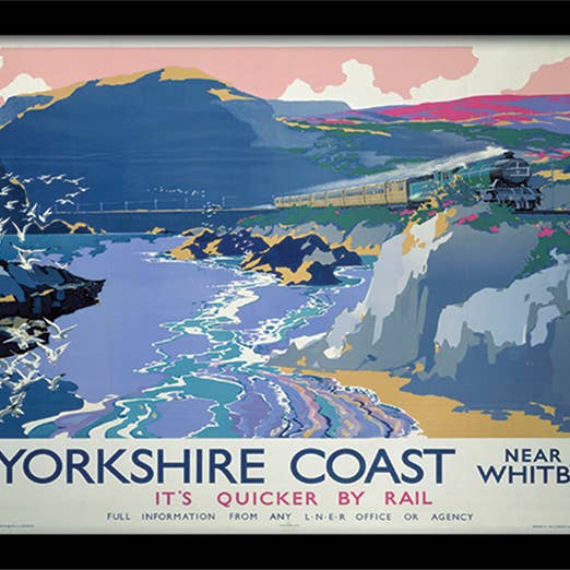 Yorkshire Coast Art Print for wholesale by The Art Group