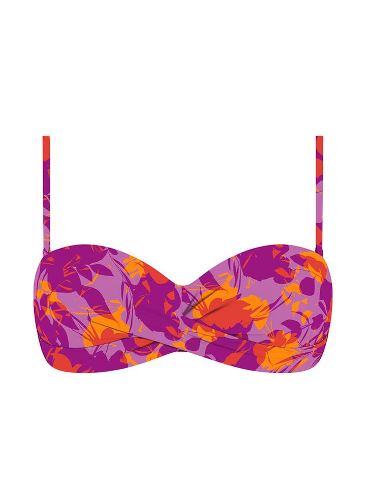 Chlamys Varia Bikini Top Bandeau-Royal Bloom for wholesale by Chlamys Varia by MrMiss