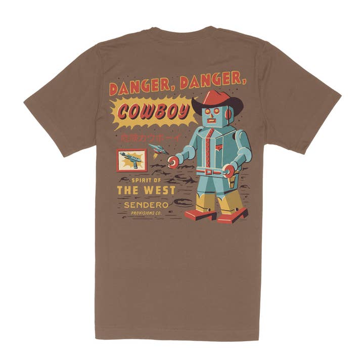 Danger Cowboy T-Shirt for wholesale by Sendero Provisions Company
