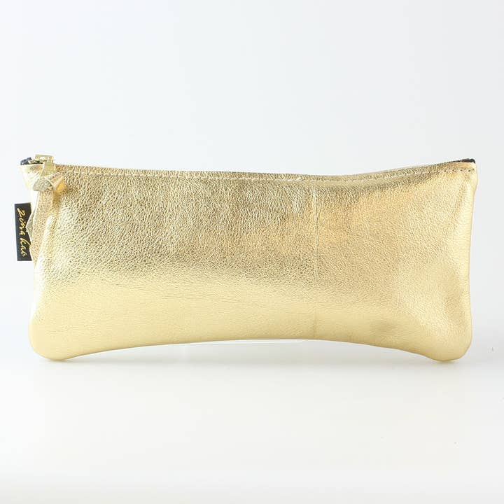 Zina Kao Exclusives - Wholesale Pencil Case/Pouch - The Metallic Pencil Case: 2 sizes! (Dean & Grant)