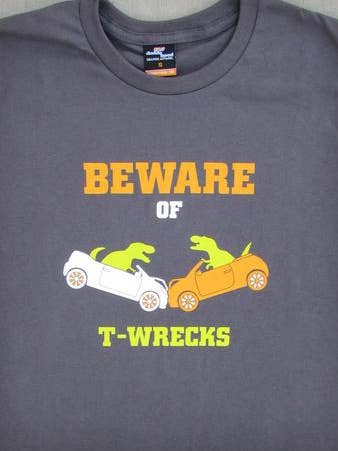 Beware of T-Wrecks Men's T-Shirt for wholesale by 24-7 Daddyhood