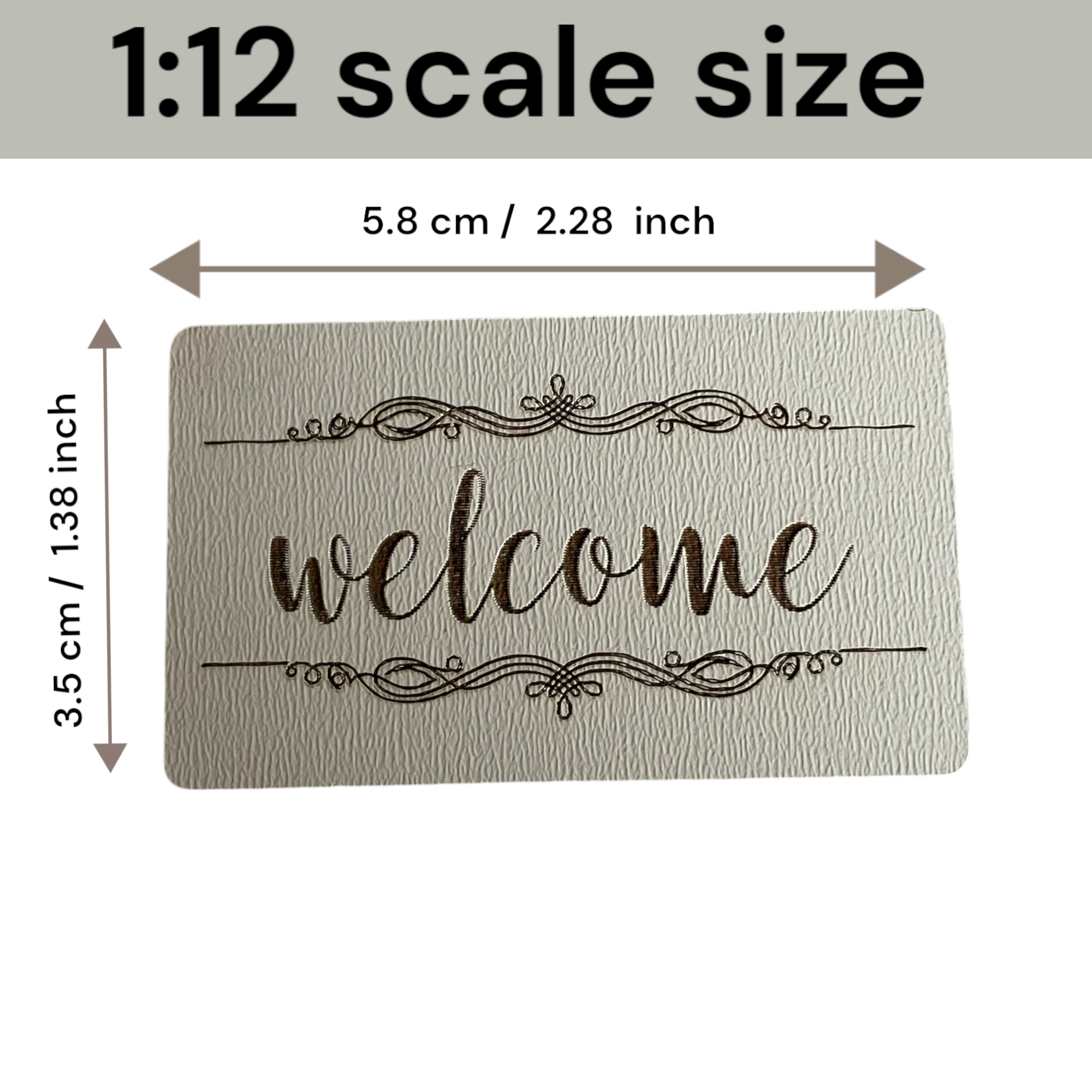 MB Cordas - Wholesale Doll Accessory Kit - Kids - 1:6 Dollhouse Doormat Miniature Rug Floor 1:12 scale Mat1