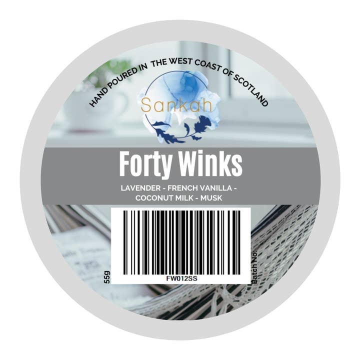 Forty Winks Wax Melt Segment Pot for wholesale by Sankah