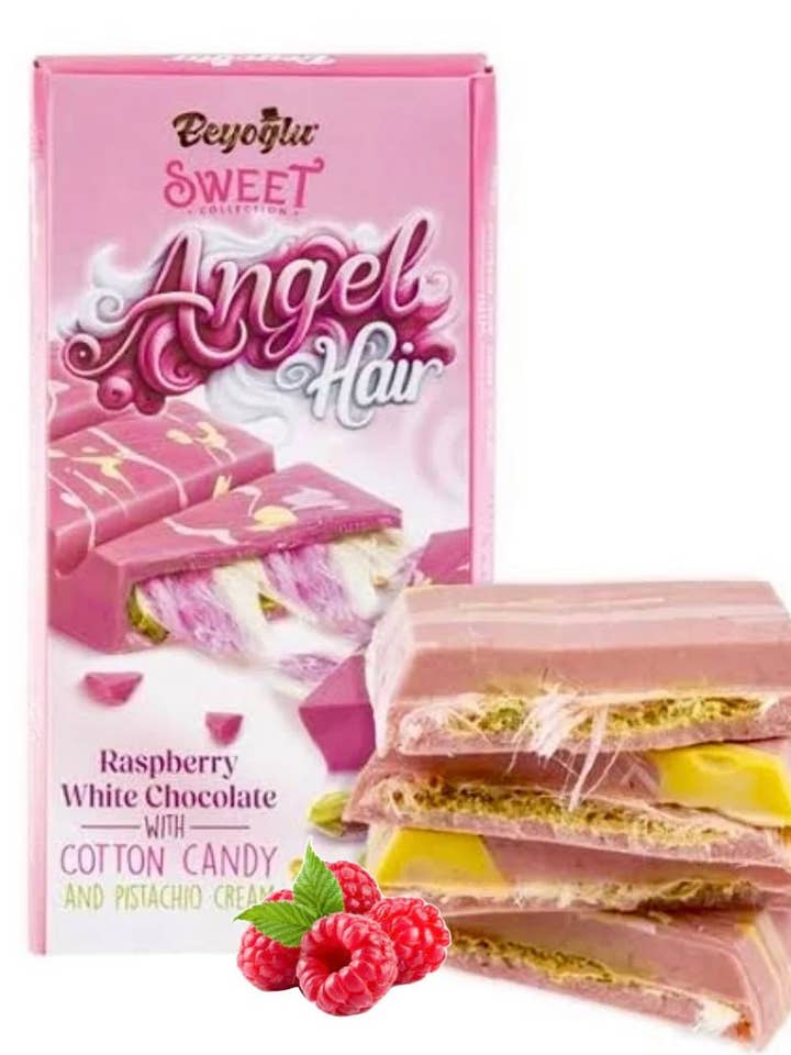 Beyoglu Cheveux d'Ange Framboise Chocolat Barbe à Papa Turc pour la vente par Aladdin