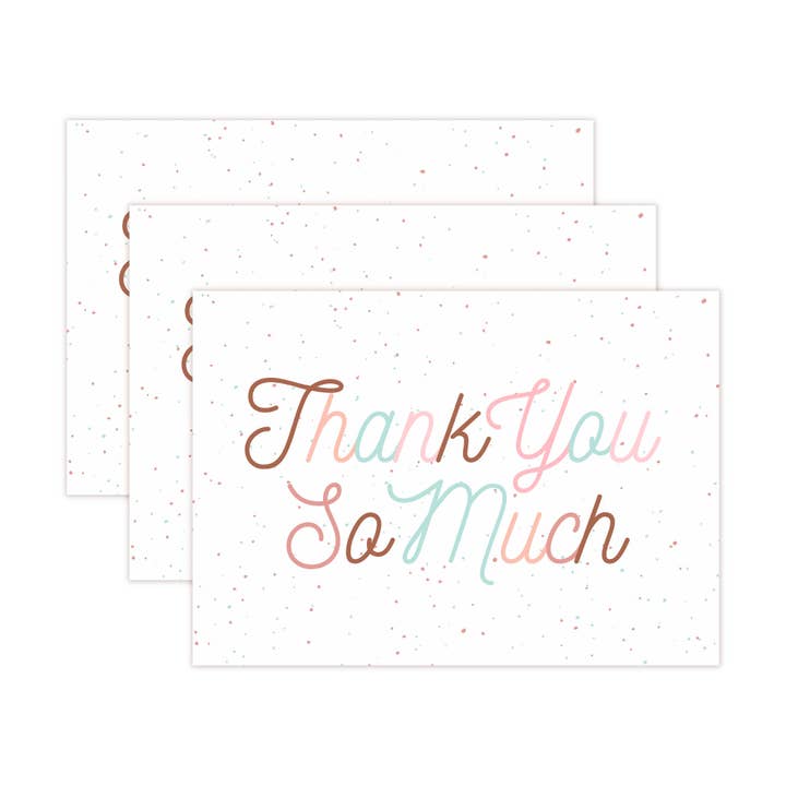 Marley Rae Mailers - Wholesale Thank You Card - 4x6" Package Insert Cards- Thank You So Much