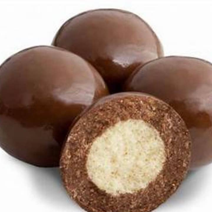 O'Shea's Candies Sweet Shop - Wholesale Chocolate Covered Sweets - Malt Balls Old Fashioned Triple Dip Milk Chocolate 1/2 Pound2
