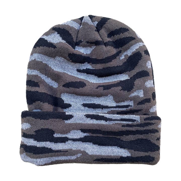 ColoradoCool Apparel - Wholesale Beanie - Unisex - Night Camo Beanie1