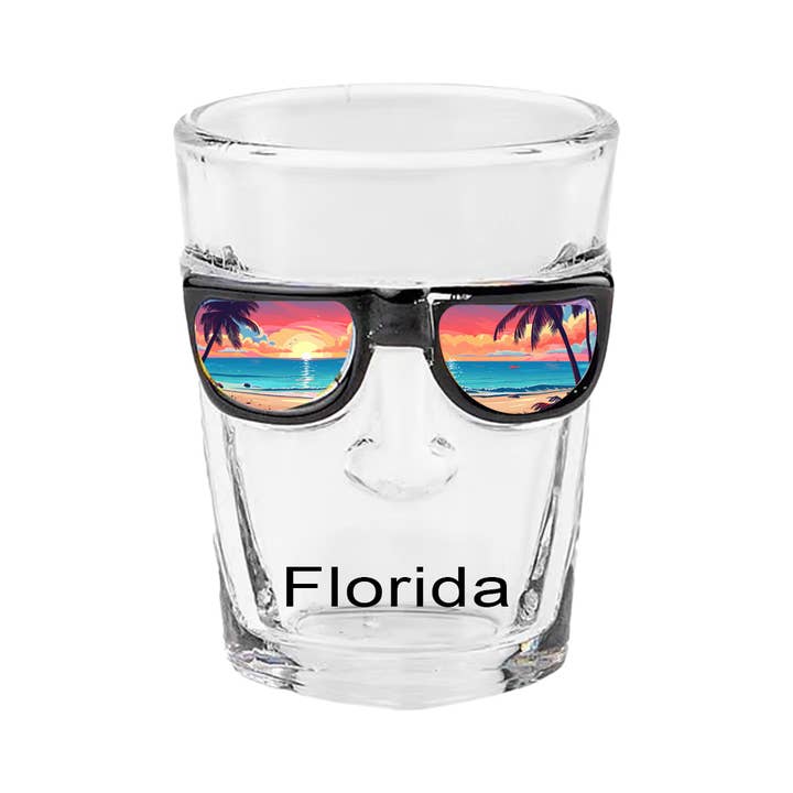 Sea Creations - Wholesale Shot Glass - FL Sunglasses Shot Glass