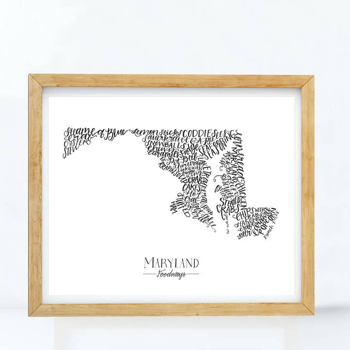 Maryland Foodways Impresión para venta al por mayor de Stately Made