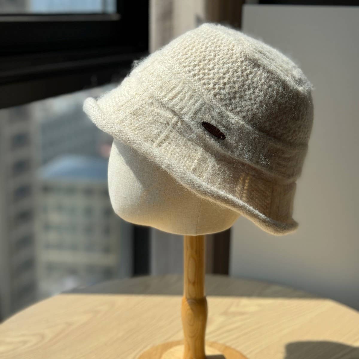 DOUBLJU - Wholesale Bucket Hat - Women's - RETRO WAVY KNITTED HAT_CWAH049221