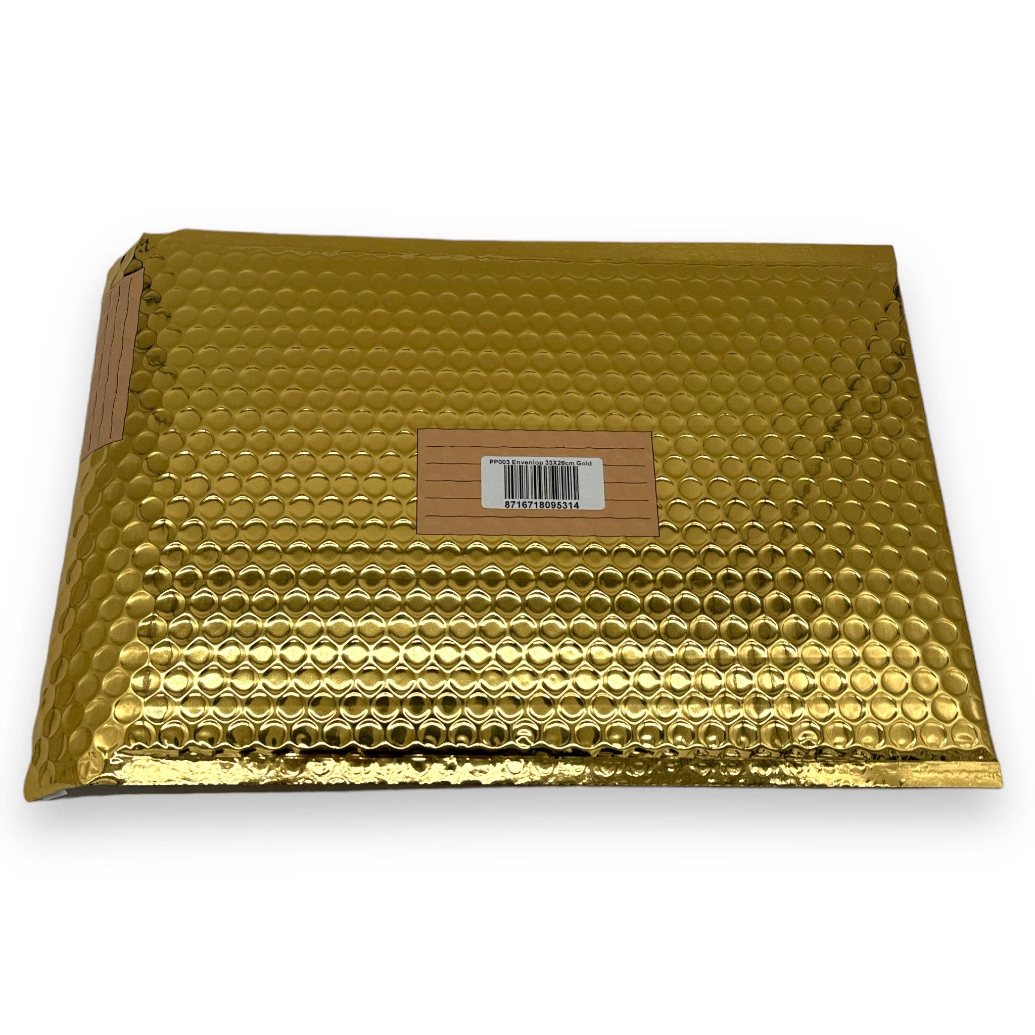 Kinky Pleasure - Wholesale Envelopes - Timmy Toys - PP003 - Metallic Glossy Bubble Envelope - 33x26cm - Gold - 1 Piece2