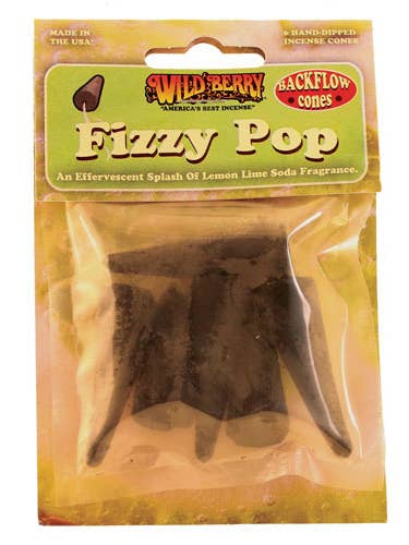 Fizzy Pop Back Flow Cone Incense for wholesale by Fantasy Gifts