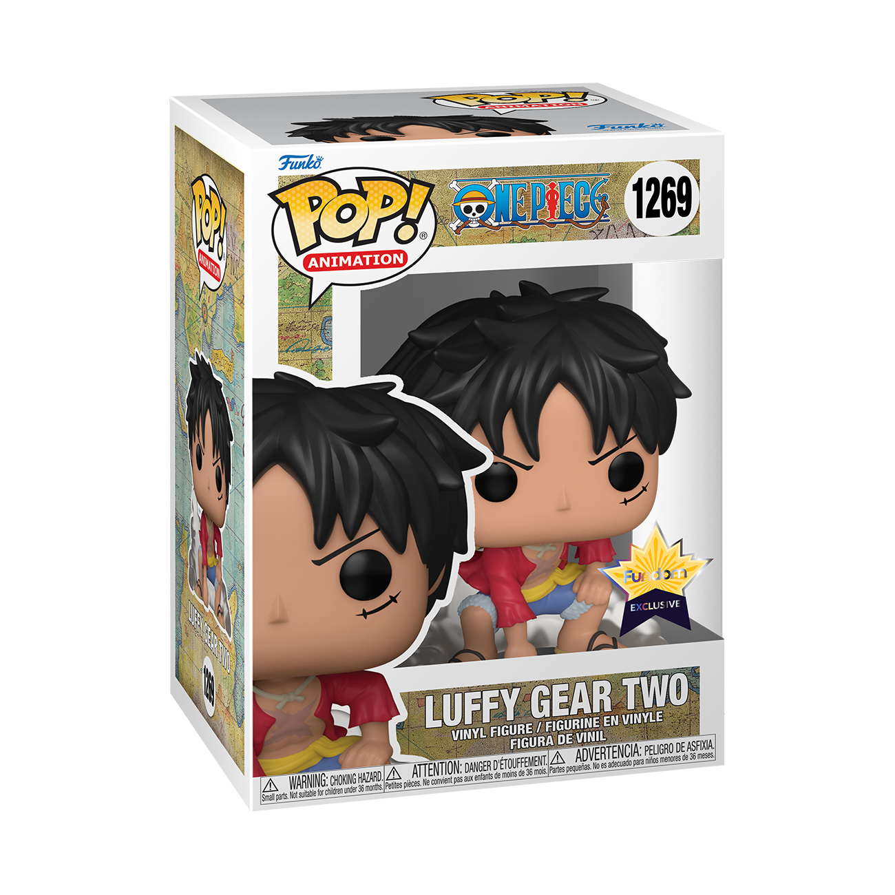 Fundom - Wholesale Figurine Toy - Kids - Funko Pop! Animation: One Piece - Monkey D. Luffy Gear Two Fundom Exclusive1