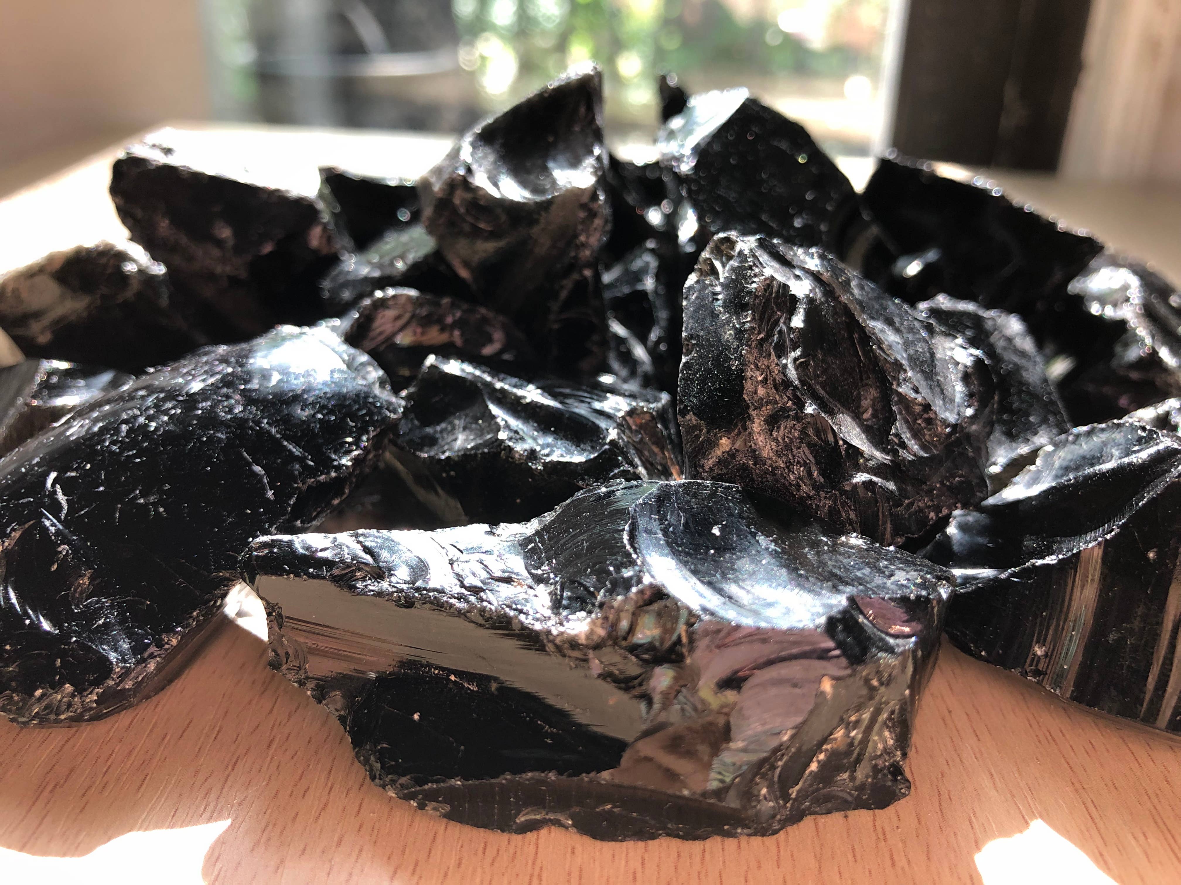 Kamicr8tions - Wholesale Spiritual Stone/Crystal - Raw Black Obsidian1