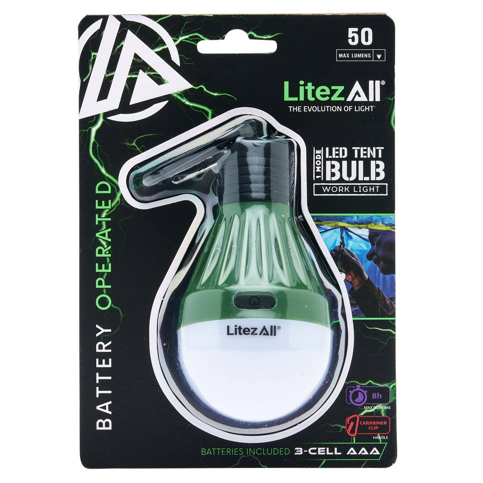 LitezAll - Wholesale Flashlight - LitezAll PortaBulb® with Carabiner10