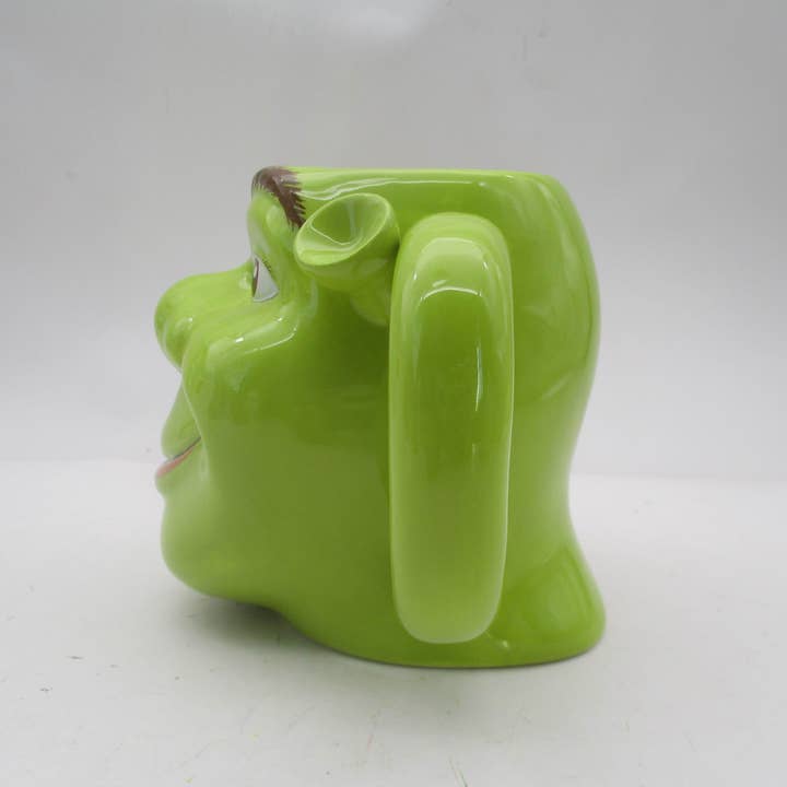 Silver Buffalo - Wholesale Coffee Mug - Shrek Face Grin Ogre Ceramic 3D Sculpted Mug