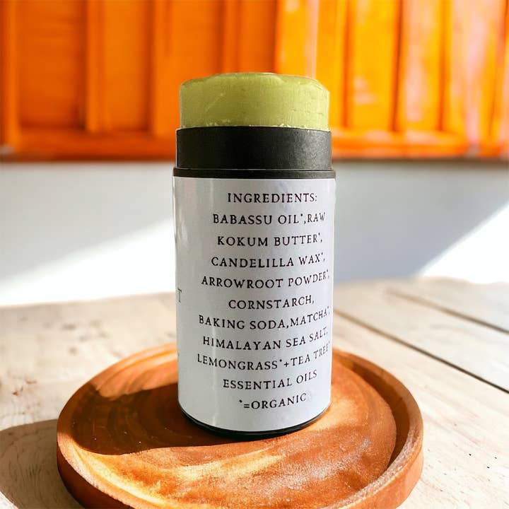 Salt + Soul Skincare – wholesale Deodorant - Dam – Naturlig deodorant | Matcha + citrongräs | ekologisk hudvård