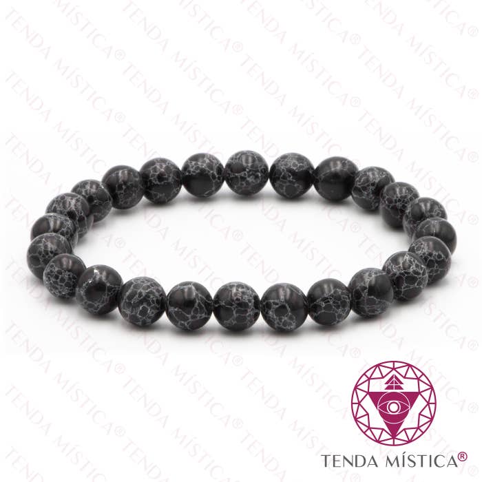 Tenda Mística - Wholesale Bangle Bracelet - Howlite Bracelet Black 8Mm0