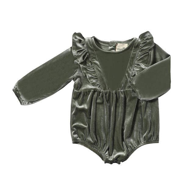 Vignette - Wholesale Bodysuit (Non-Footed) - Baby - Jenny Bubble in Evergreen