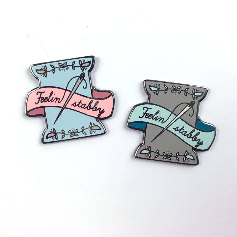 Snarky Crafter Designs – Großhandel Kreuzstich-/Stickzubehör – Fühlen Stabby Spool Needle Minders2