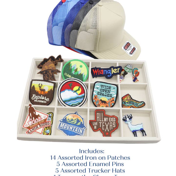 * Mini Trucker Hat Bundle - Men's Edition for wholesale by The Charm Bar Company