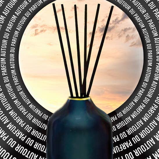 Pequeño jarrón azul para ramo perfumado para venta al por mayor de Autour Du Parfum