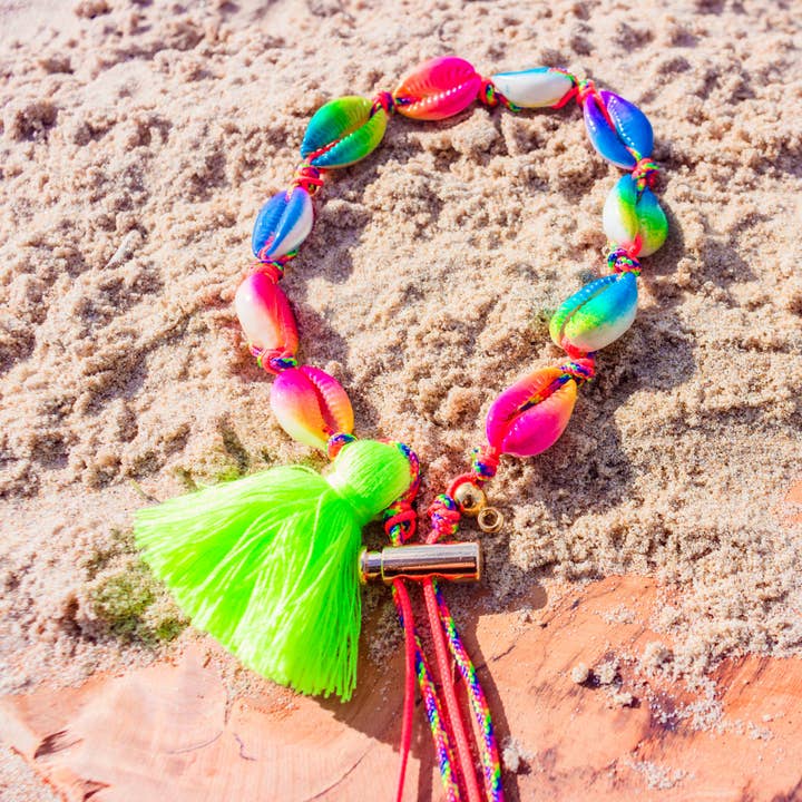 Halsband für Hunde mit Muschelmedaille Marbella für den Großhandel von Worldog