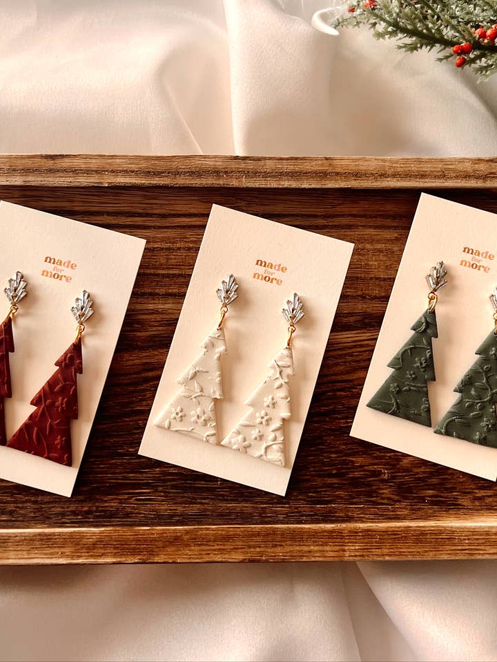 Christmas Earrings | Holiday Earrings | Handmade Earrings for wholesale by Made For More