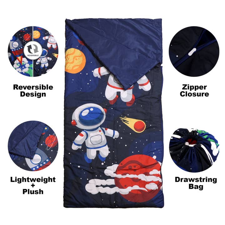 Nemcor Inc. - Wholesale Sleeping Bag - Kids - Kids Slumber Bag, Space Explorer7
