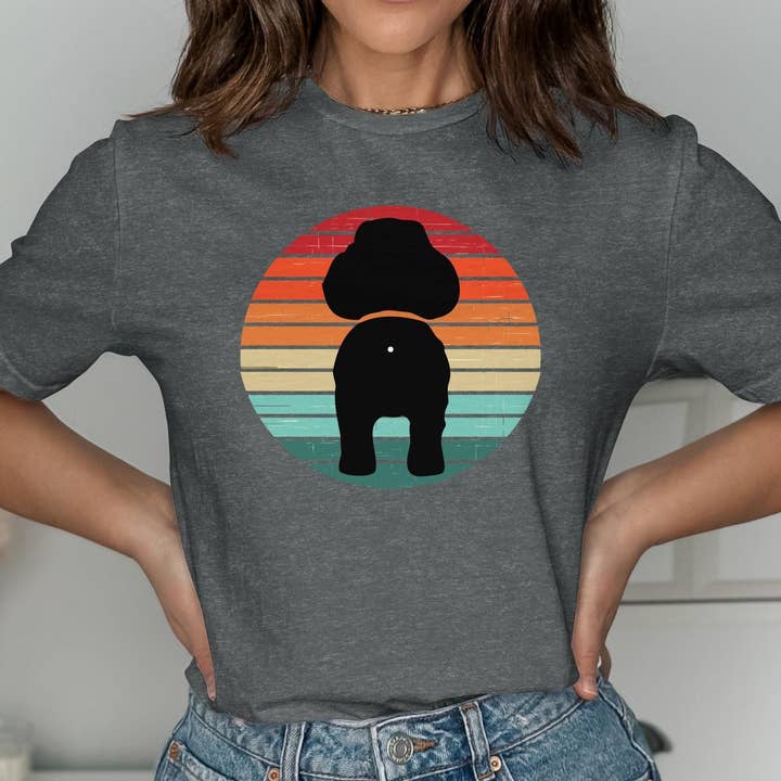 T-shirt Funny Poodle Dog Butt pour la vente par Peaches Mommy