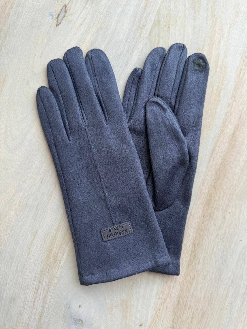 Cinnamon Creations – Luvas - Mulher por atacado – Luvas de Camurça Sintética GLO115