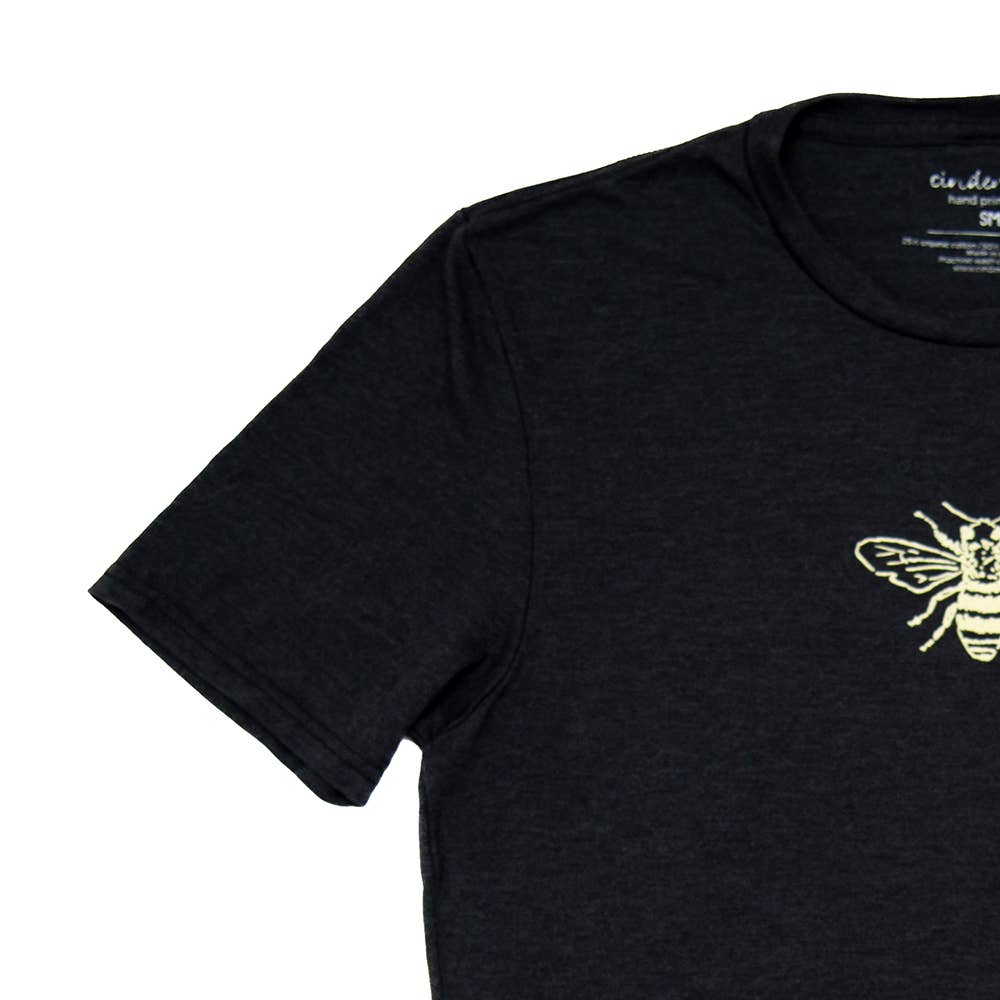 Cinder + Salt - Wholesale Screen Printed T-Shirt - Men's - Honey Bee Men's Eco-Modal  Tee1