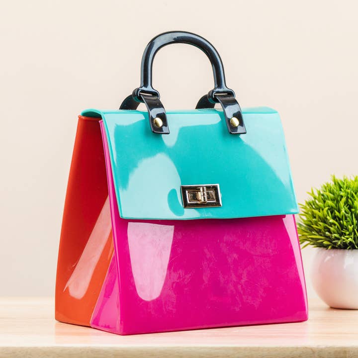 Fiesta Vinyl Crossbody Bag for wholesale by Pria Handmade Accessories