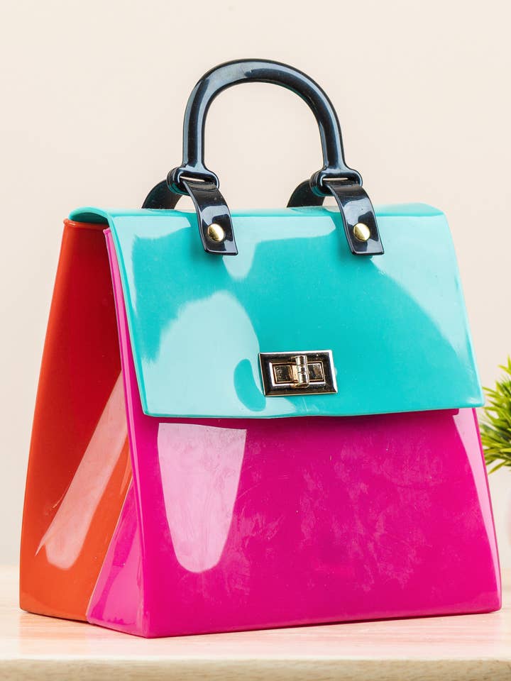 Fiesta Vinyl Crossbody Bag for wholesale by Pria Handmade Accessories