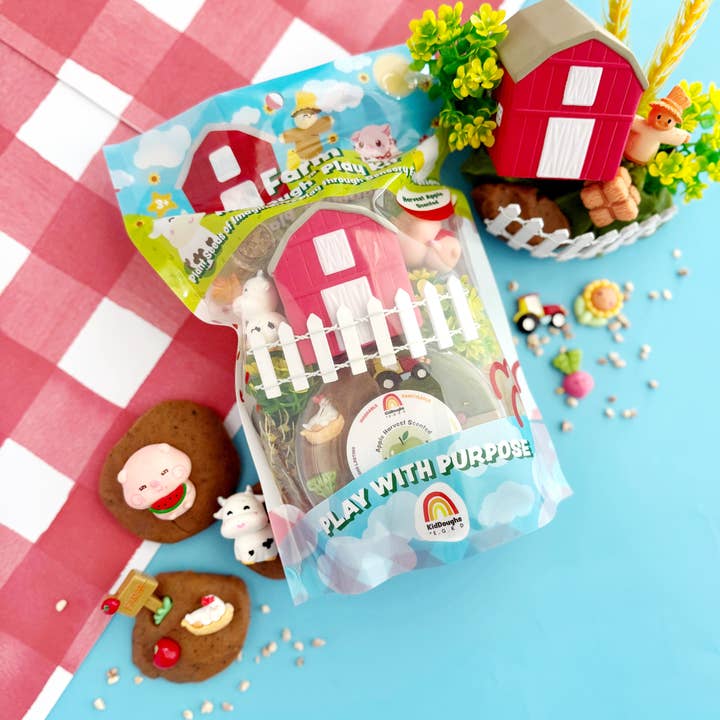 Earth Grown KidDoughs (KidDoughs by EGKD) - Venta al por mayor Masilla/limo - Niños - Kit de Juego Farm KidDough3