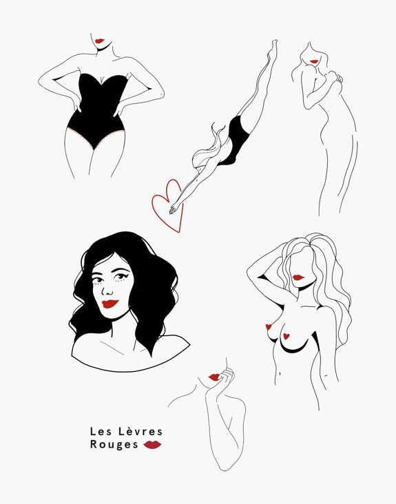 Bernard Forever - Wholesale Temporary Tattoo - Temporary tattoos - Red lips5