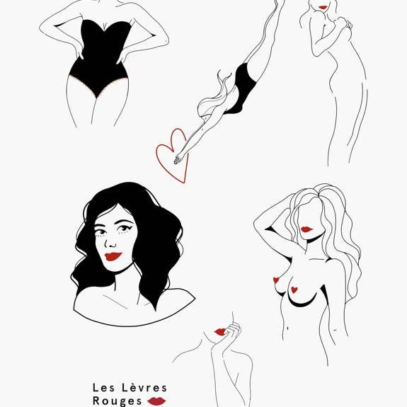 Bernard Forever - Wholesale Temporary Tattoo - Temporary tattoos - Red lips5