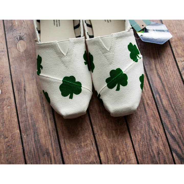 Shamrock Scattered Painted Toms for wholesale by With Love, Paint
