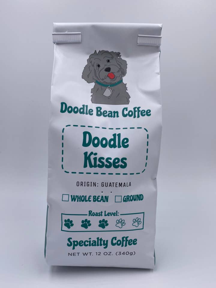 Doodle Kisses for wholesale by Doodle Bean Coffee LLC