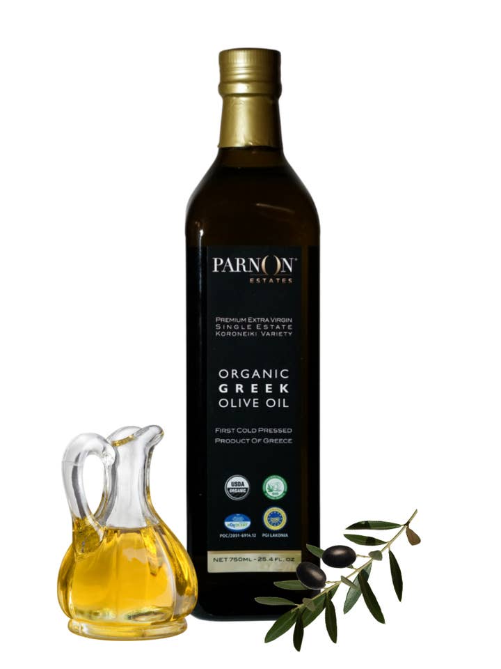 Parnon Estates biologische Griekse olijfolie - 750 ml voor wholesale door Parnon Estates
