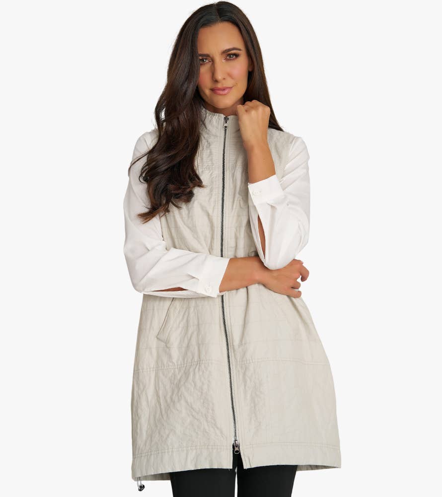 Stella Carakasi - Wholesale Outerwear Vest - Women's - Women's Zip-Front On The Go Vest6