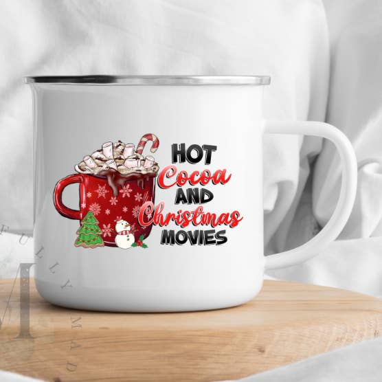 Hot Cocoa and Christmas Movies for wholesale by Beyoutifully made by Lilly