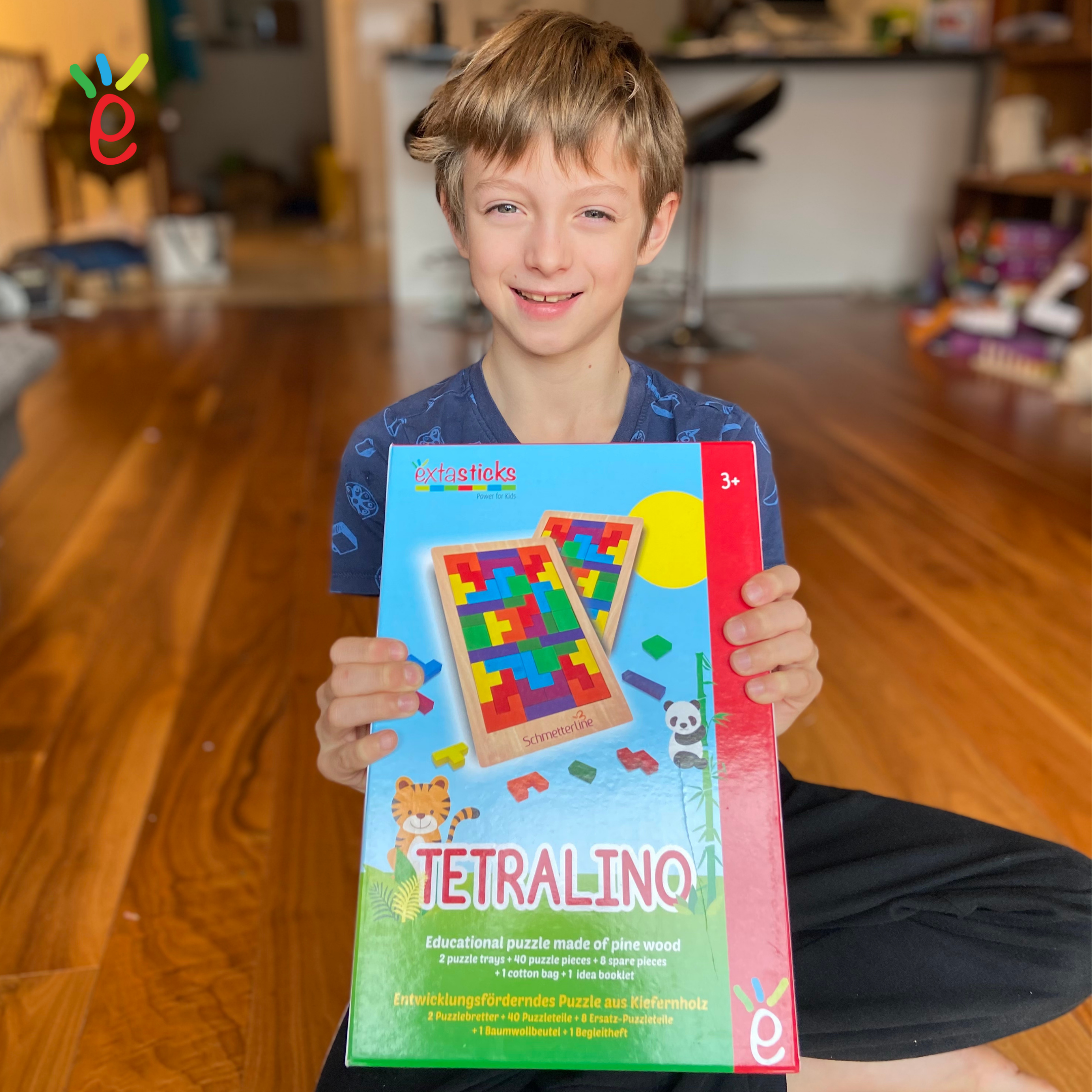 EXTASTICKS - Vendita all'ingrosso Puzzle - Bambini - Puzzle in legno Tetris Montessori, gioco STEM per allenare il cervello8